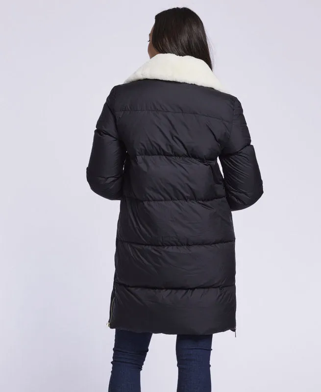 3020 Down coat with shearling collar  Winter Sale $250
