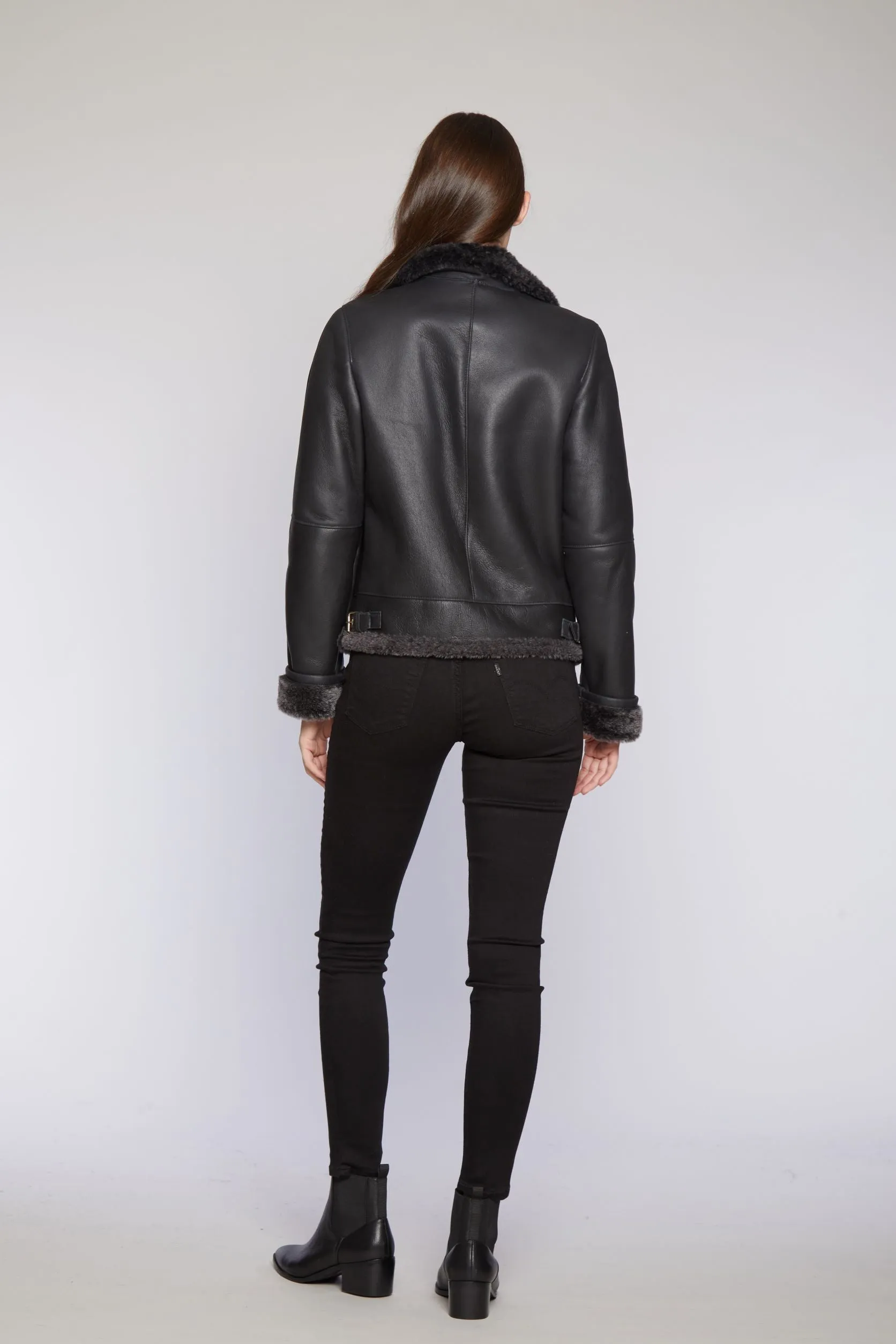 #370 Genuine Shearling Flight Jacket  SPECIAL  $500.00