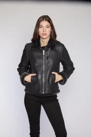 #370 Genuine Shearling Flight Jacket  SPECIAL  $500.00