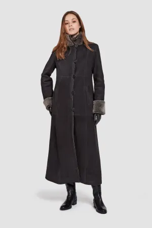 #4494 Maxi Length Shearling Coat  SPECIAL ORDER ONLY  $1150