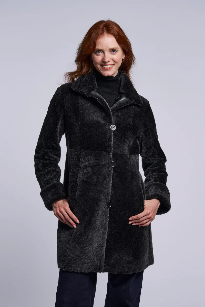 8205 Reversible shearling coat  just one left 1/XS  $500 no additional codes or coupons