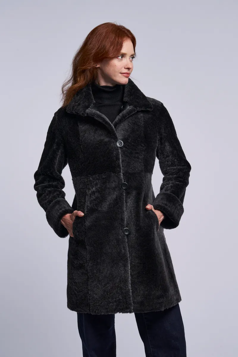 8205 Reversible shearling coat  just one left 1/XS  $500 no additional codes or coupons