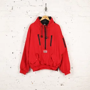90s Marlboro Half Zip Jacket - Red - L