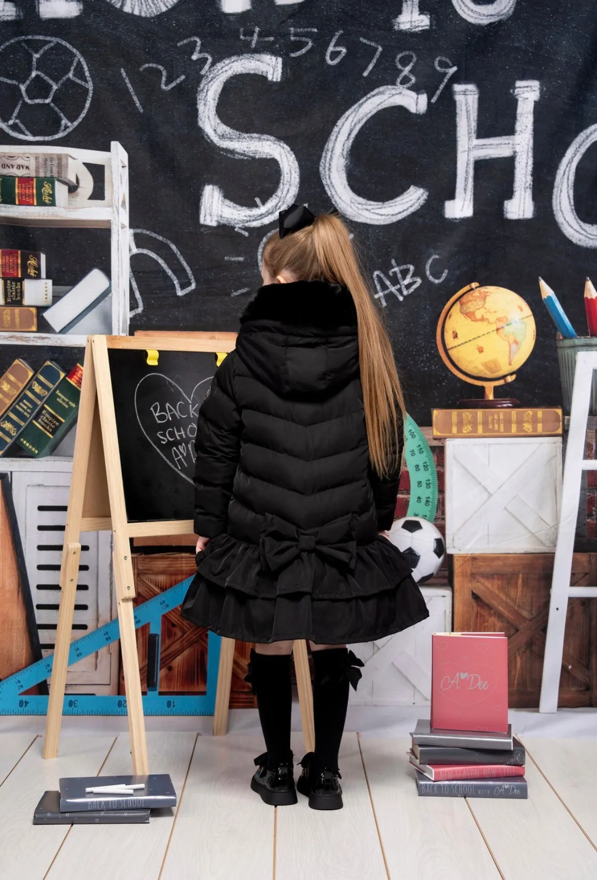 ADee BECKY Black Padded Jacket W246201