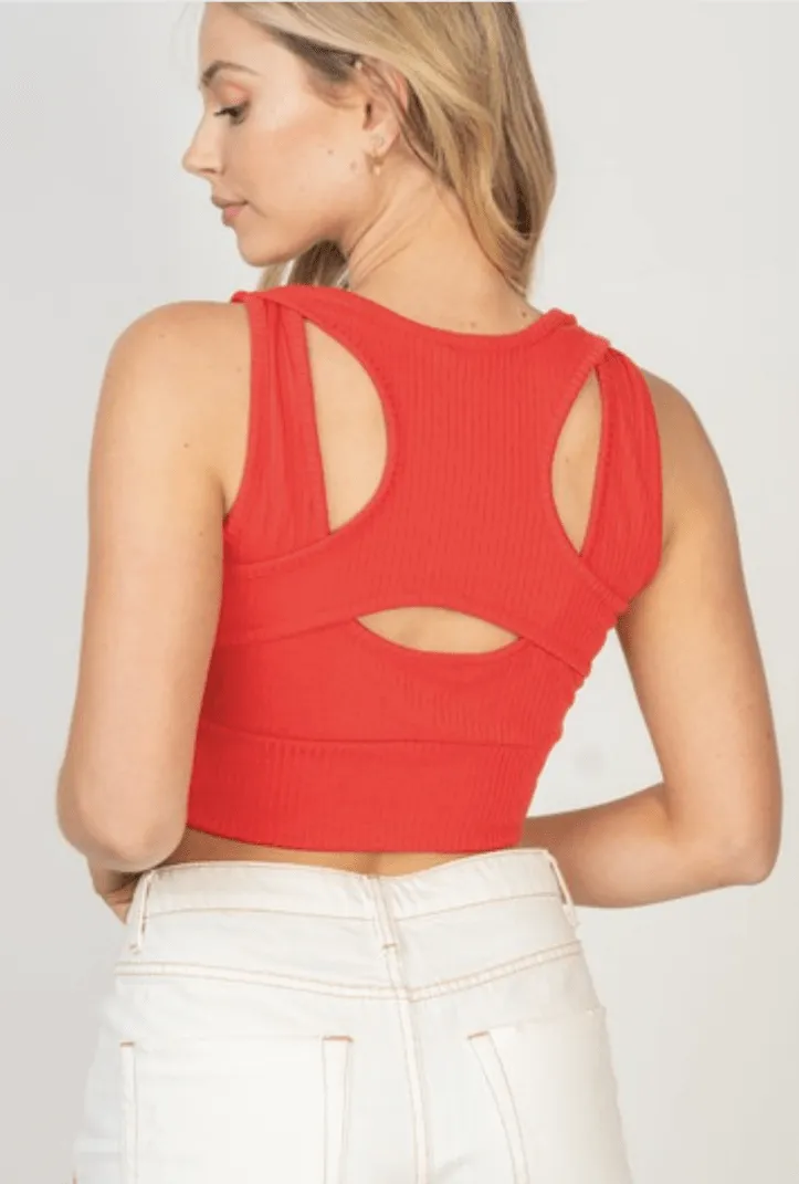 Adelaide Cutout Back Bralette/Brami (4 colors)