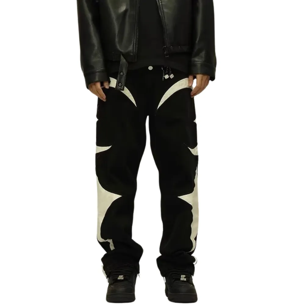 🔥American Hip Hop Street Versatile Printed Jeans