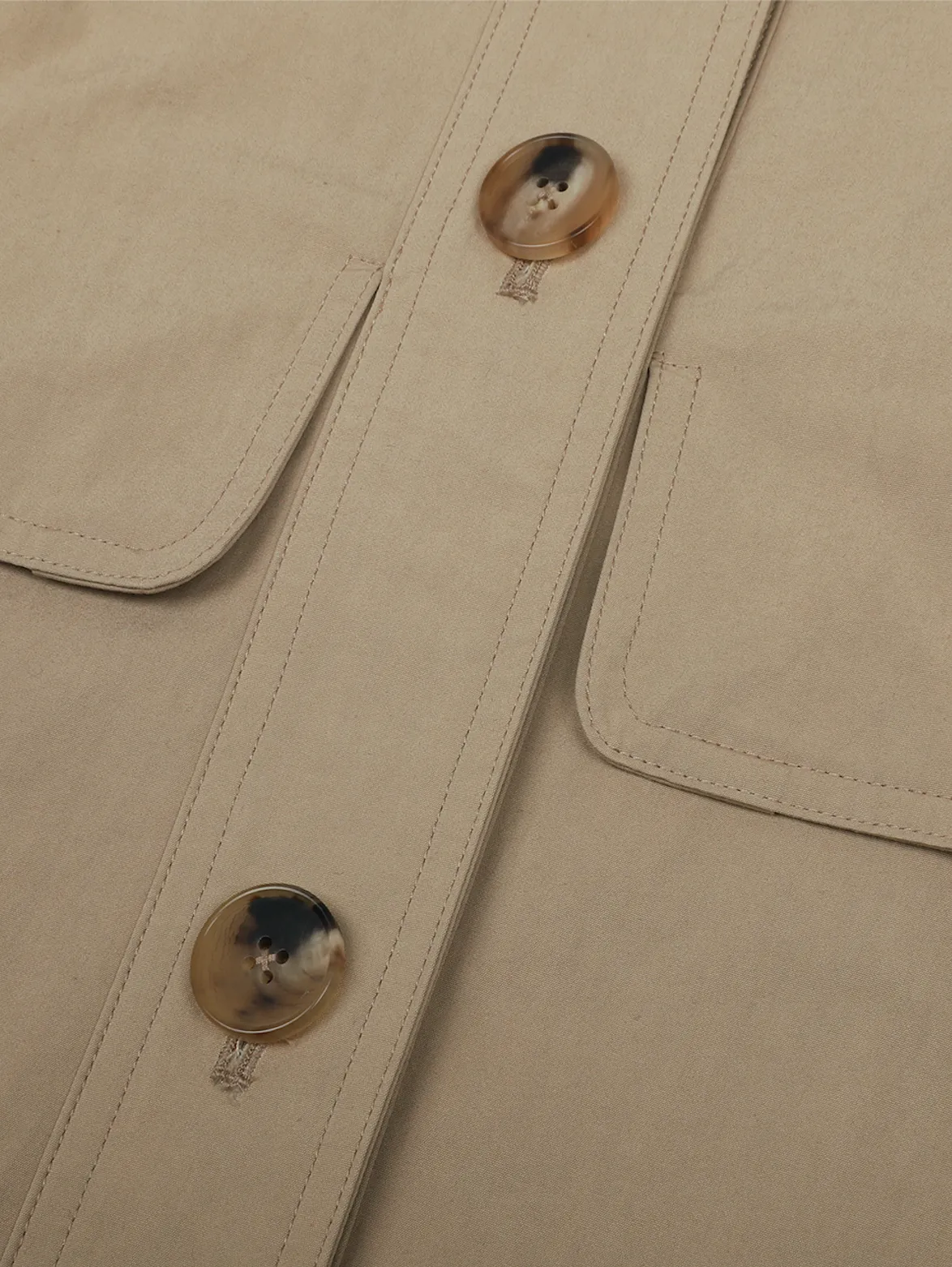 Anais Trench Coat - Beige