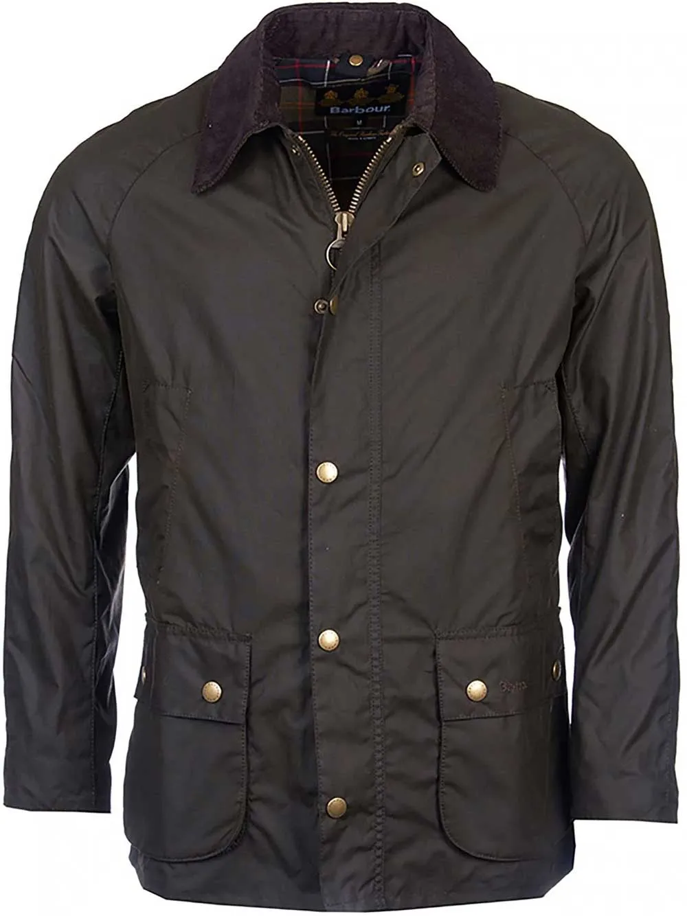 BARBOUR Ashby Wax Jacket - Mens - Olive
