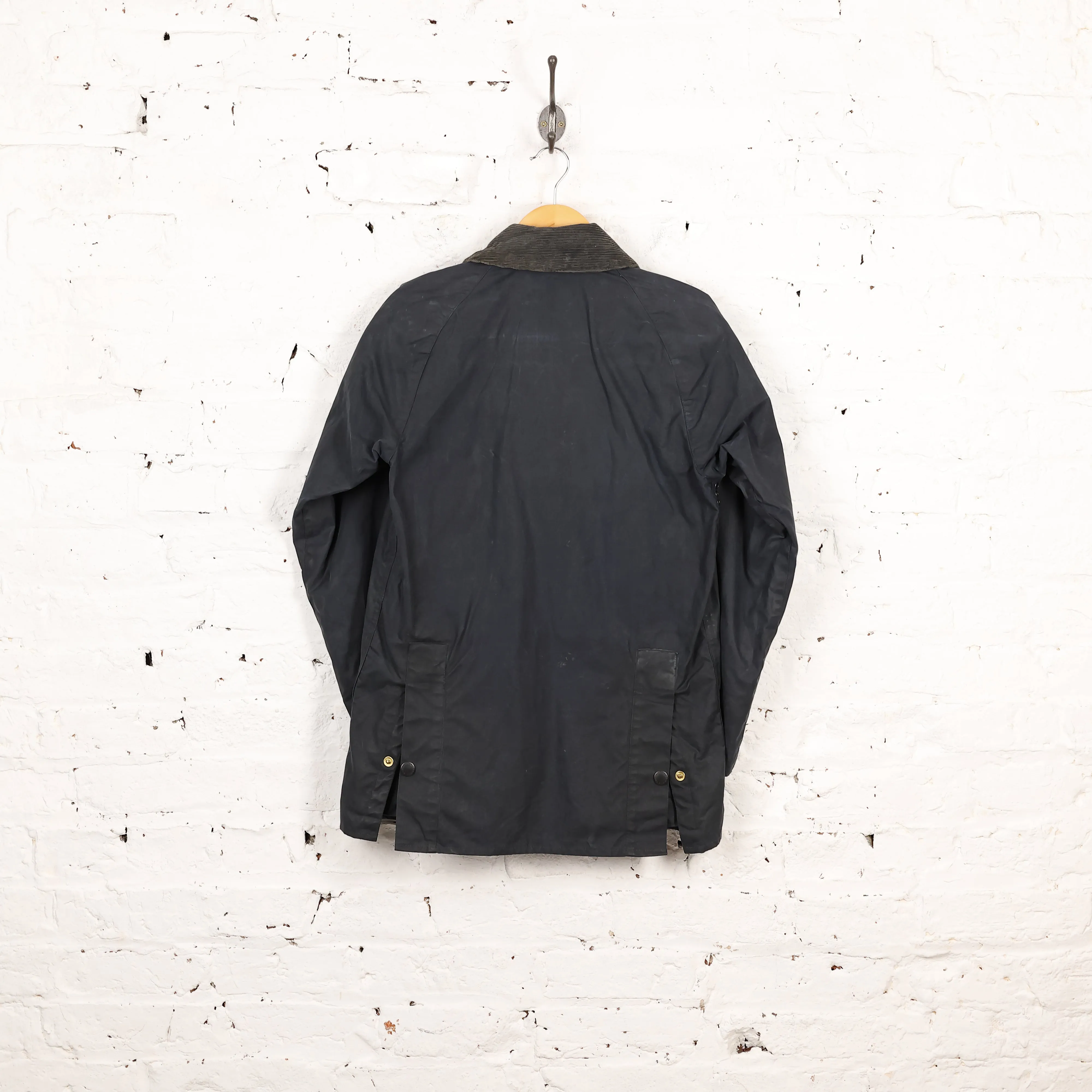 Barbour Bedale Wax Jacket - Blue - XXS