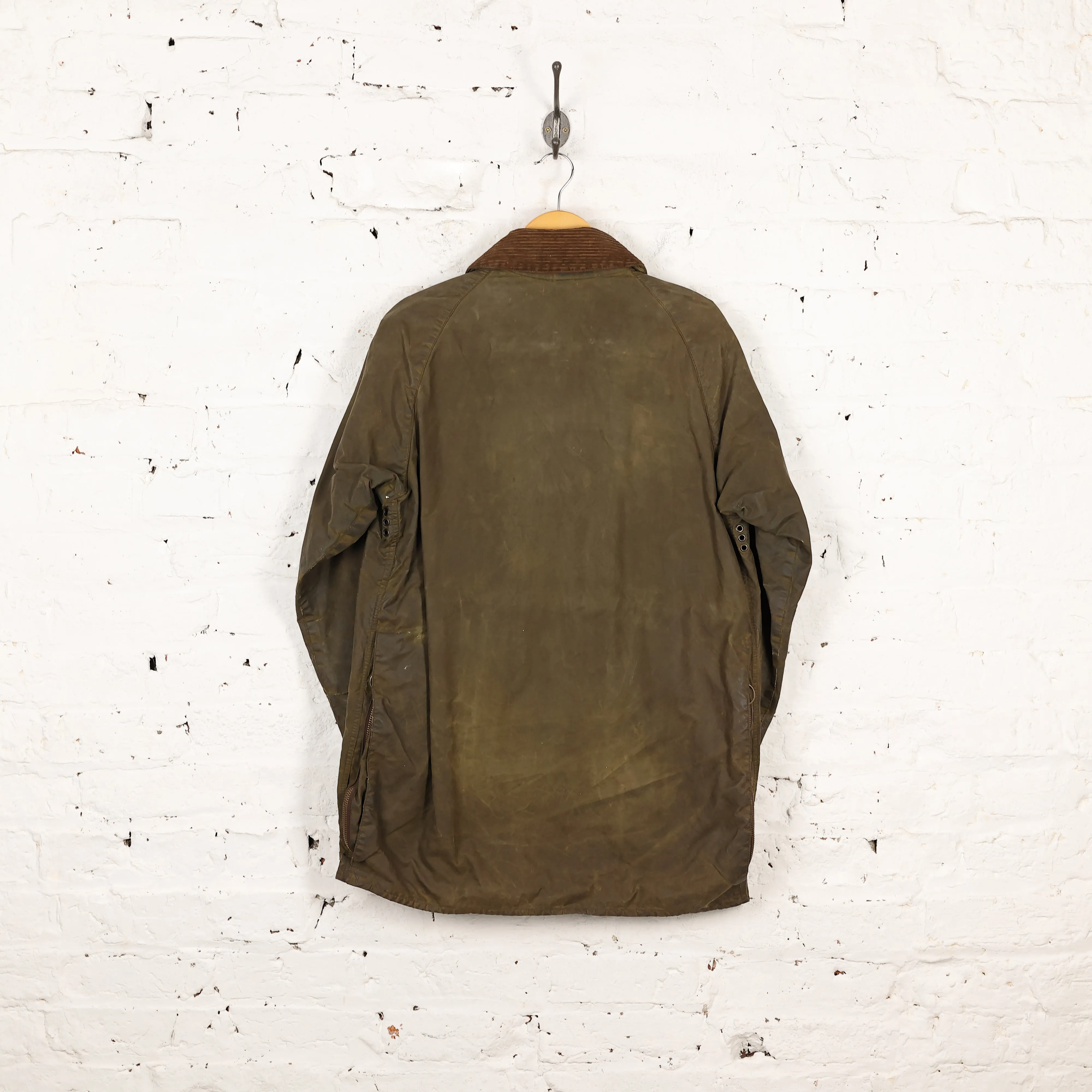 Barbour Wax Jacket Coat - Green - S