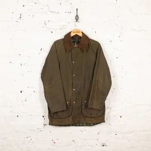 Barbour Wax Jacket Coat - Green - S