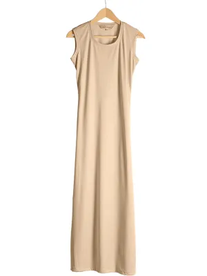 Beige Layering Essential Dress
