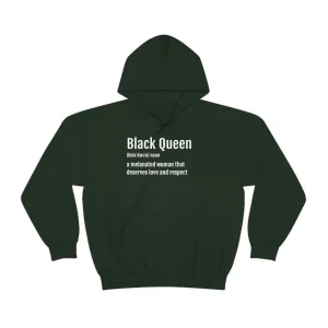 Black Queen- Unisex Heavy Blend™ Hooded Sweatshirt