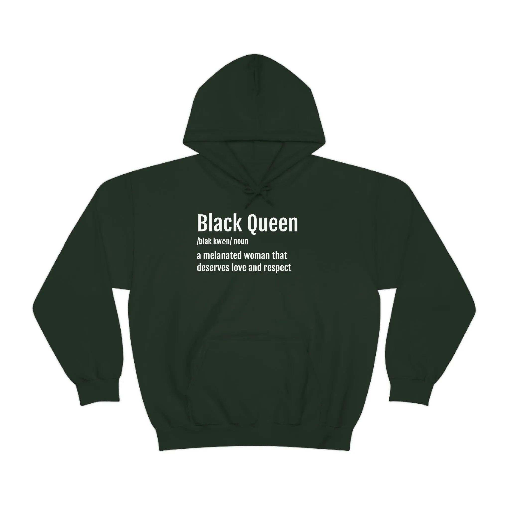 Black Queen- Unisex Heavy Blend™ Hooded Sweatshirt
