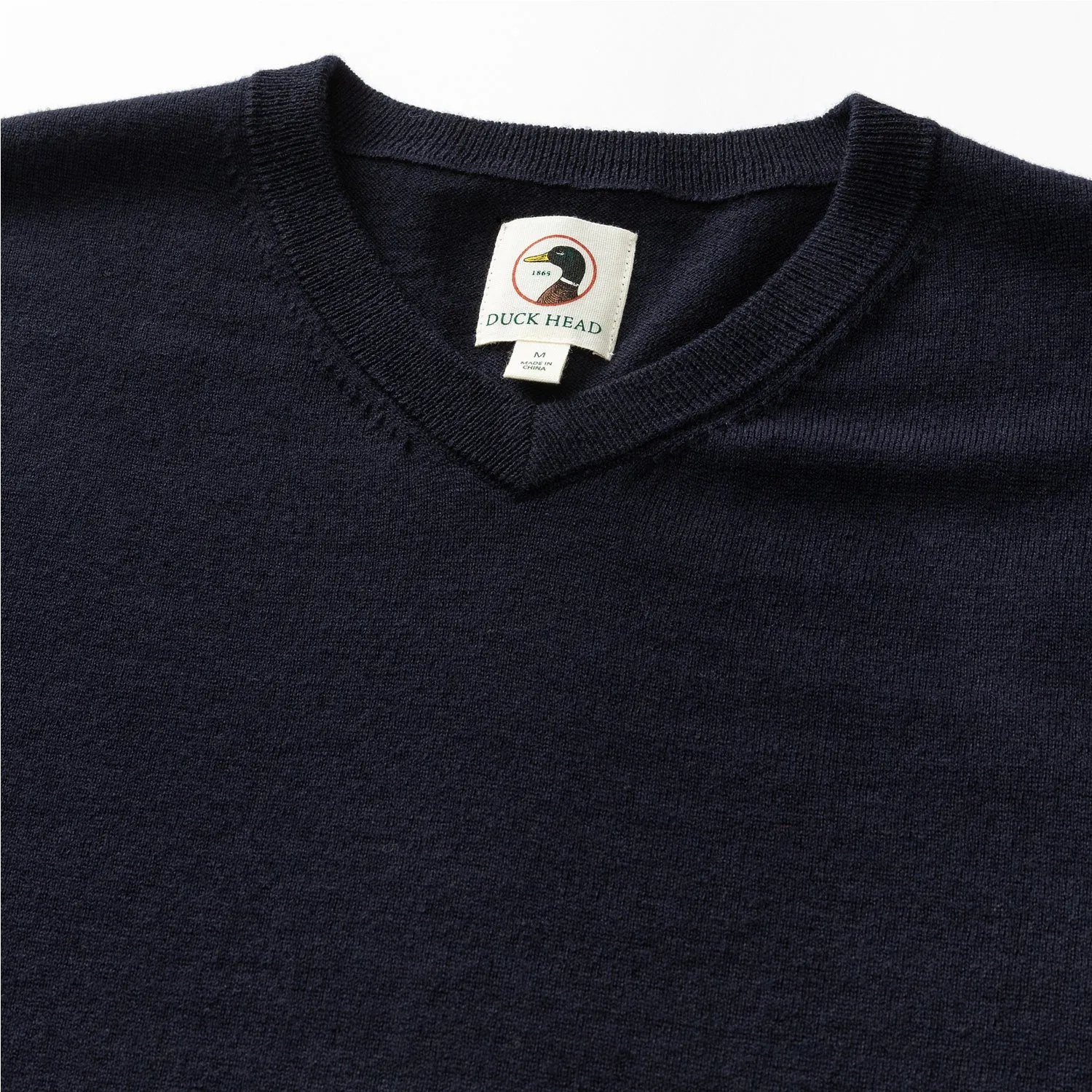 Buckley Merino V-Neck Sweater - Navy