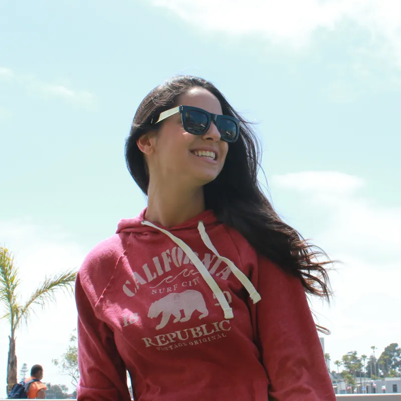California Republic Surf City Ultra Lightweight Hoodie