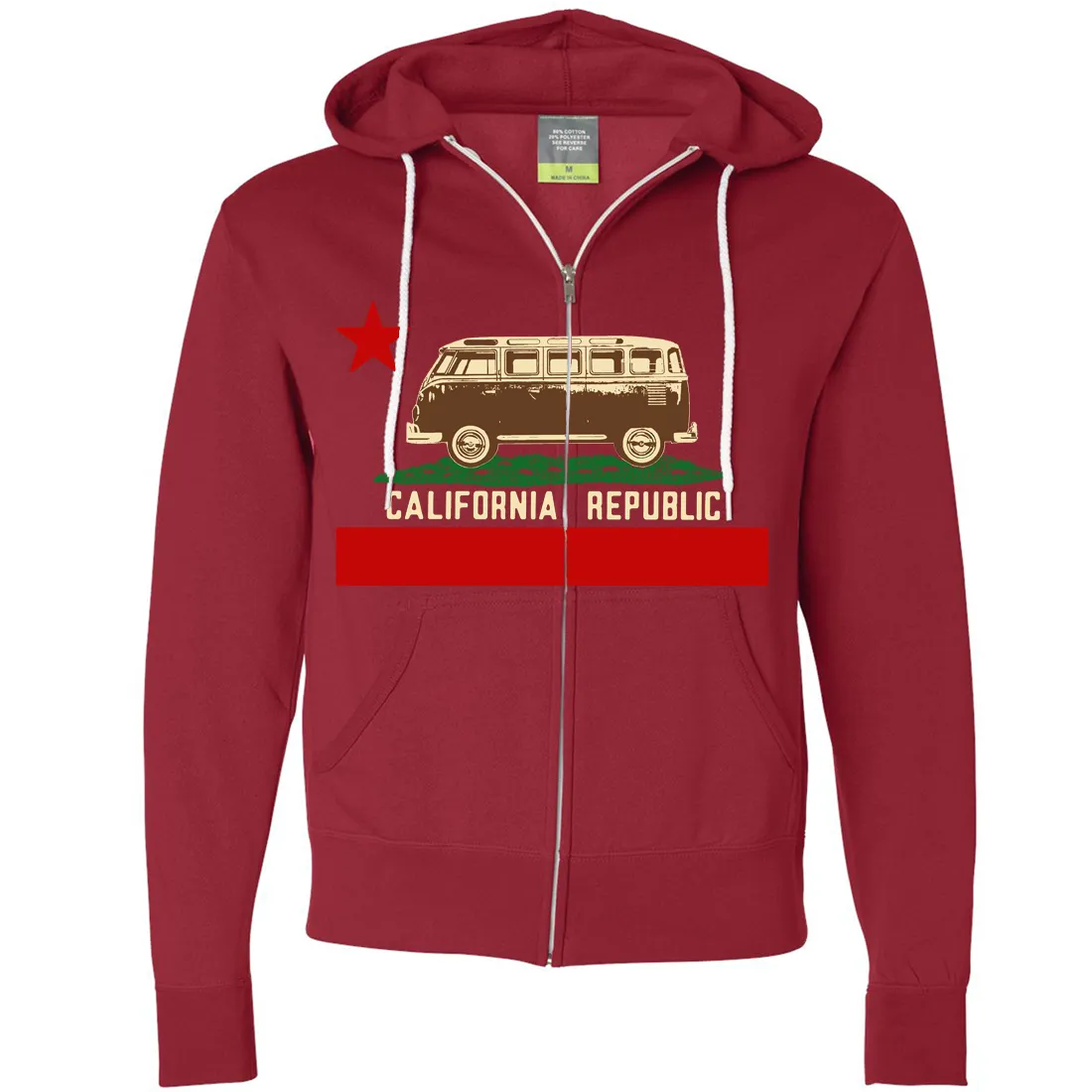 California Republic Vintage Van Zip-Up Hoodie