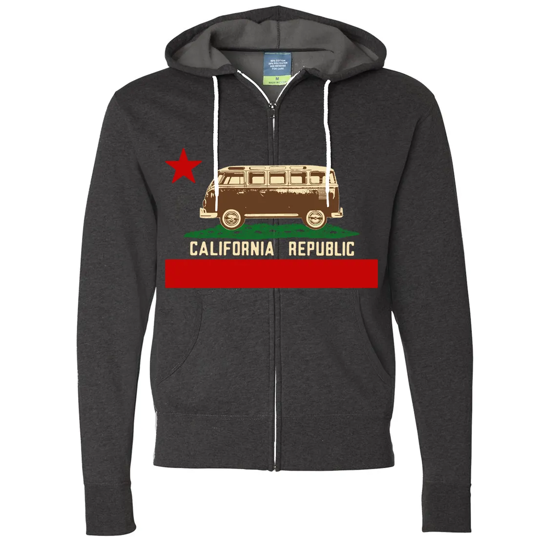 California Republic Vintage Van Zip-Up Hoodie