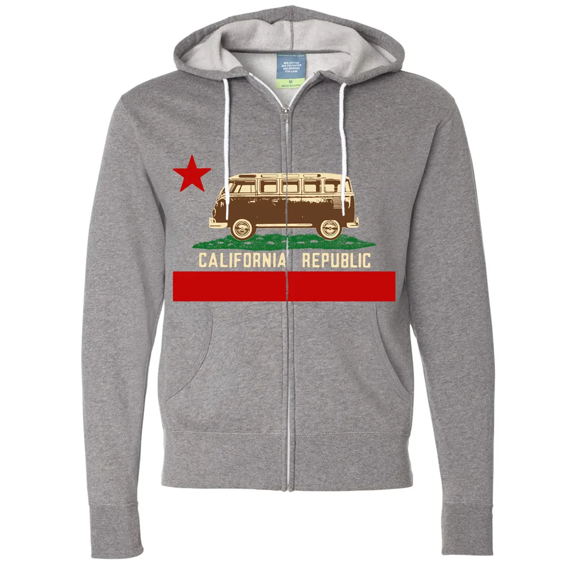 California Republic Vintage Van Zip-Up Hoodie