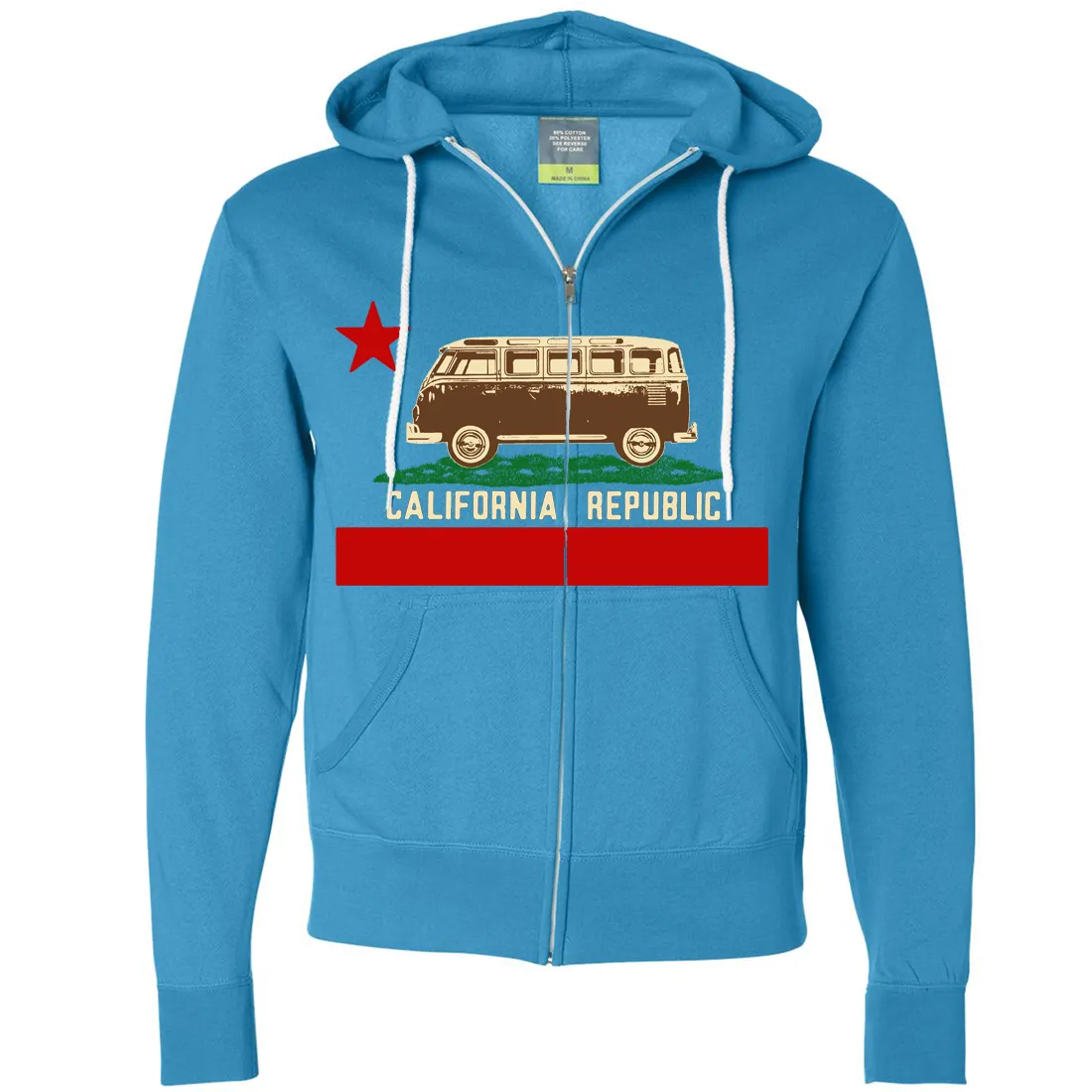 California Republic Vintage Van Zip-Up Hoodie