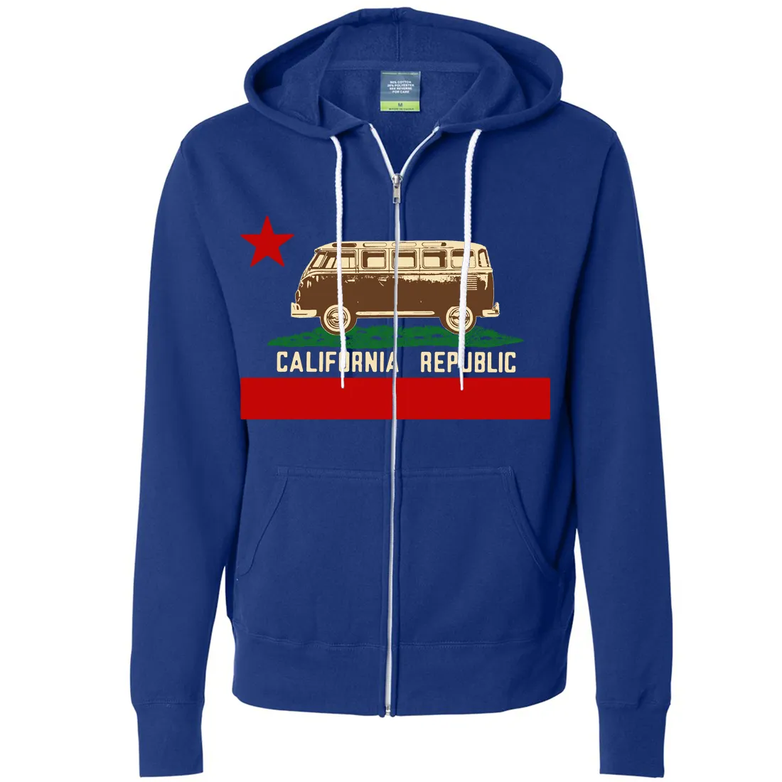 California Republic Vintage Van Zip-Up Hoodie