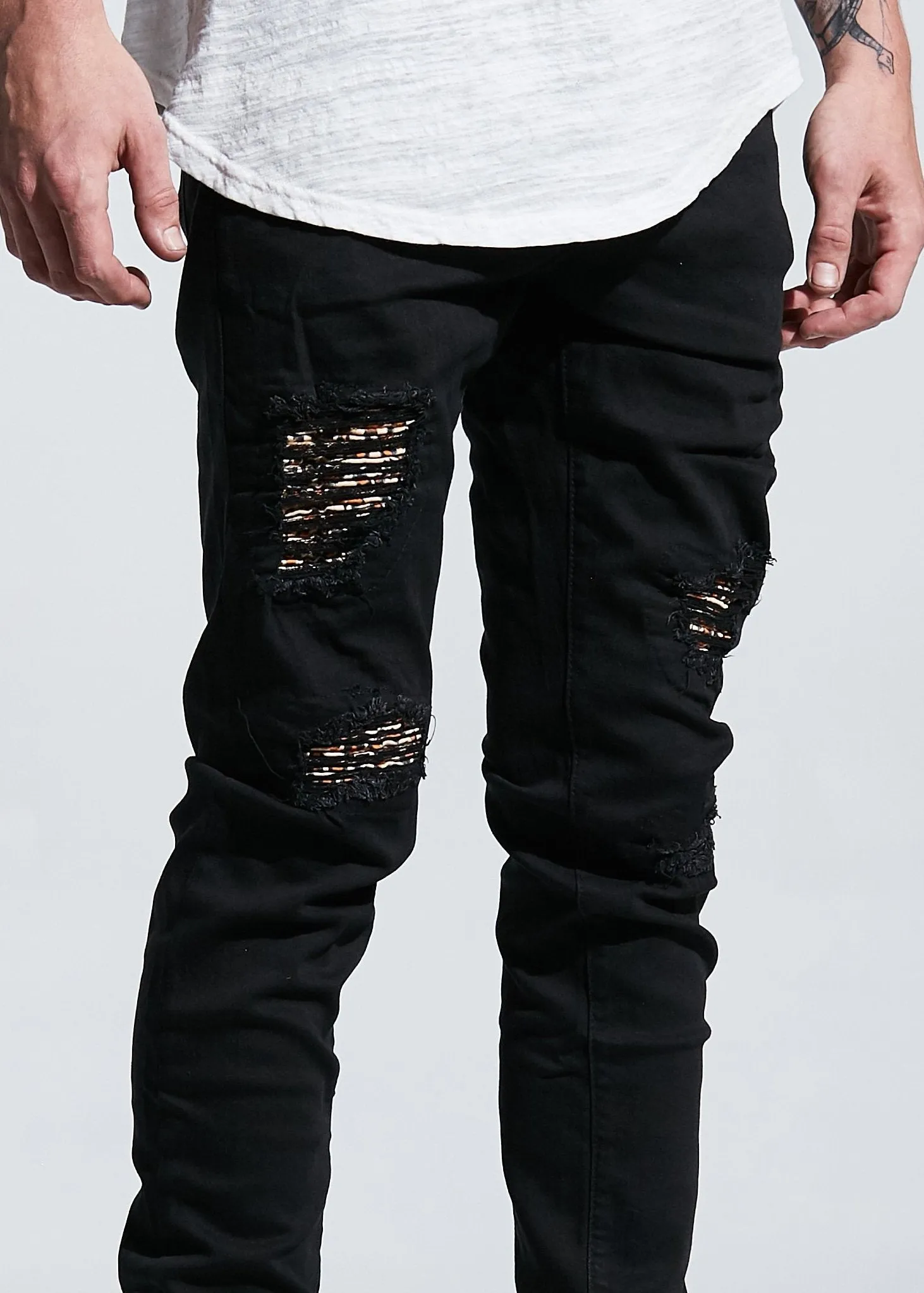 CHANDLER DENIM (LEOPARD)