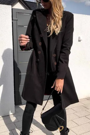 Chicindress Solid Color Sexy Coat With Buttons(3 Colors)
