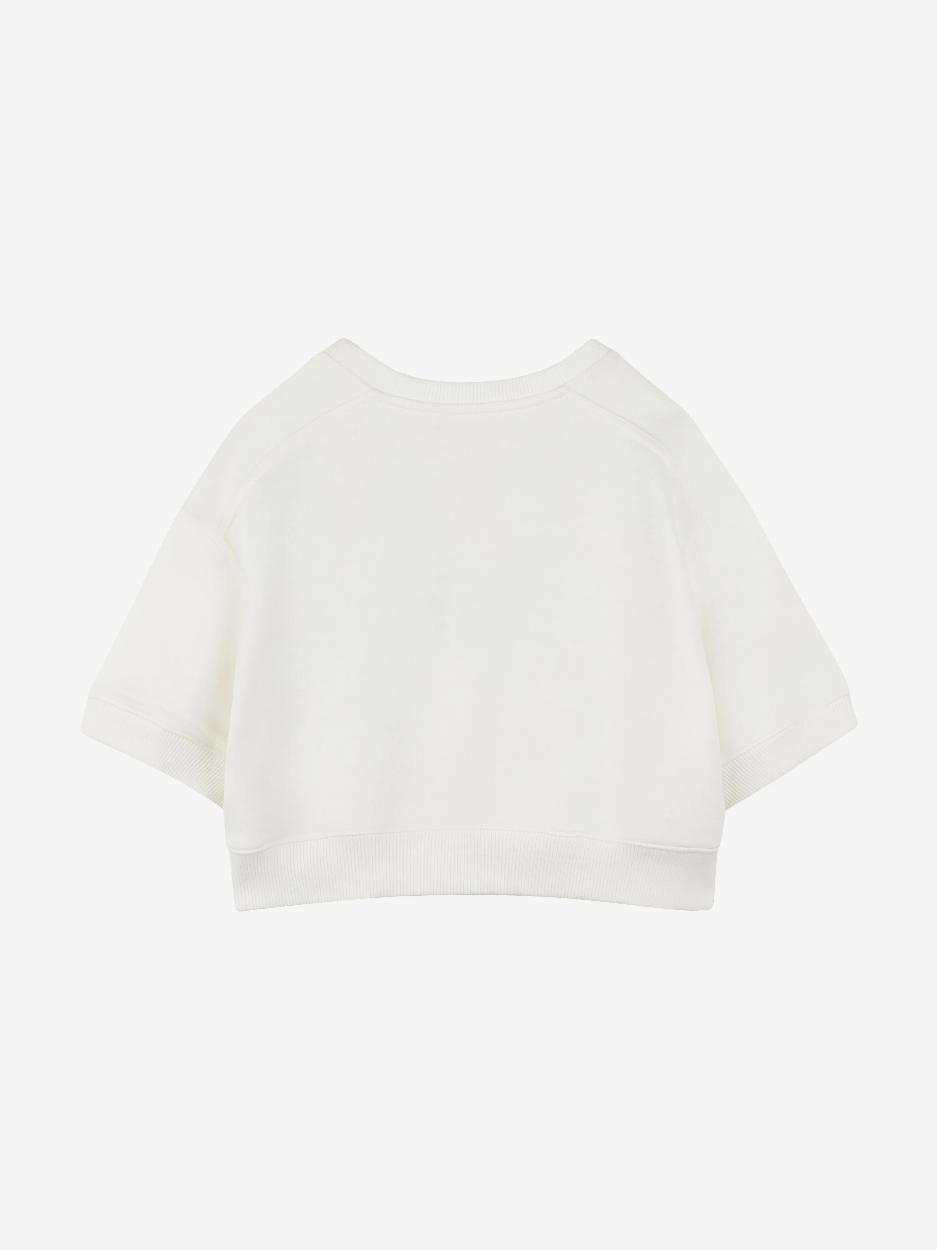 Chloé Girls Logo Sweatshirt in Ivory