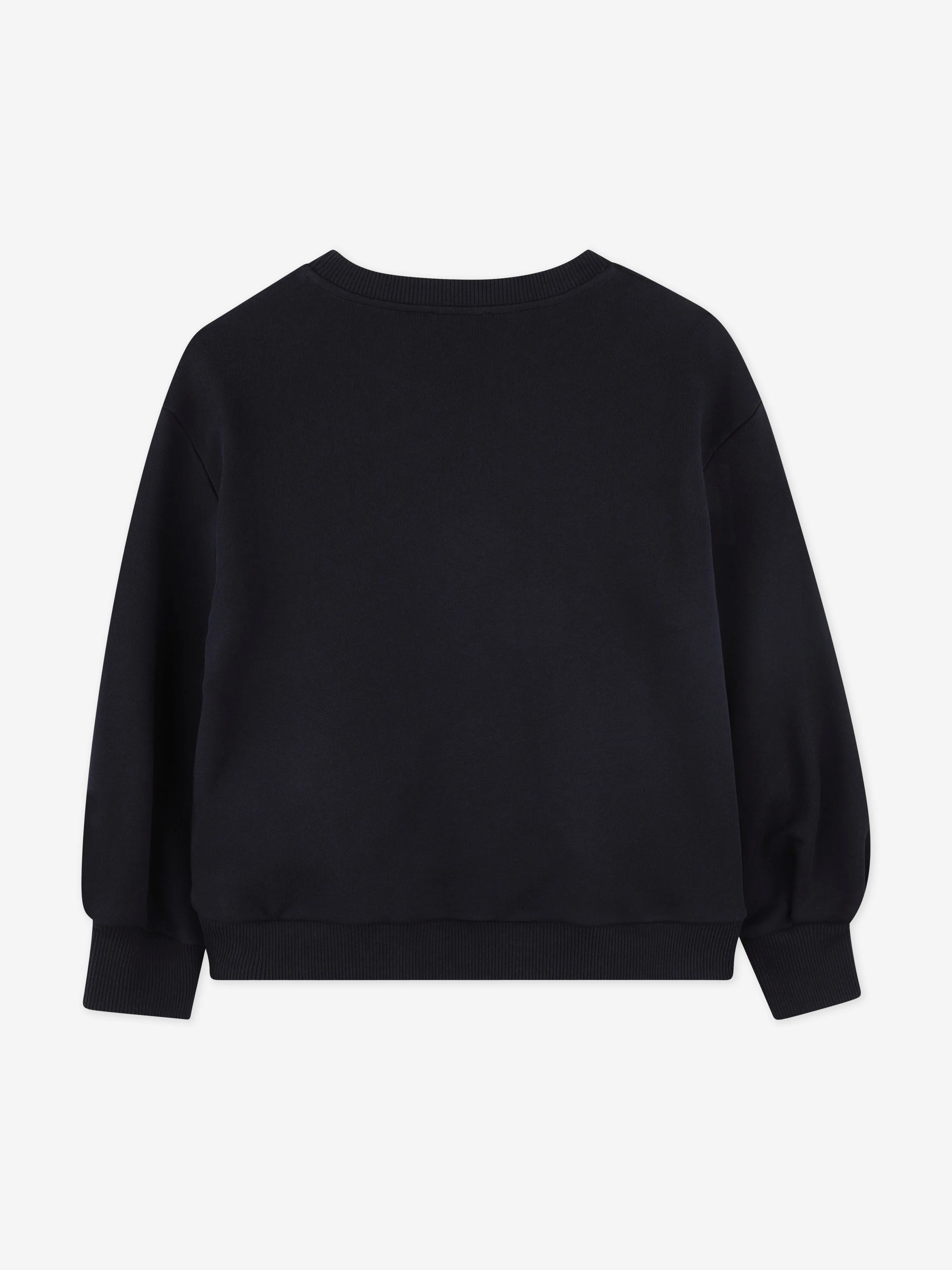 Chloé Girls Paris Logo Sweatshirt in Navy