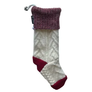 Christmas Stocking - Red & White - 002