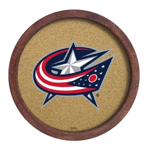 Columbus Blue Jackets: Barrel Top Cork Note Board
