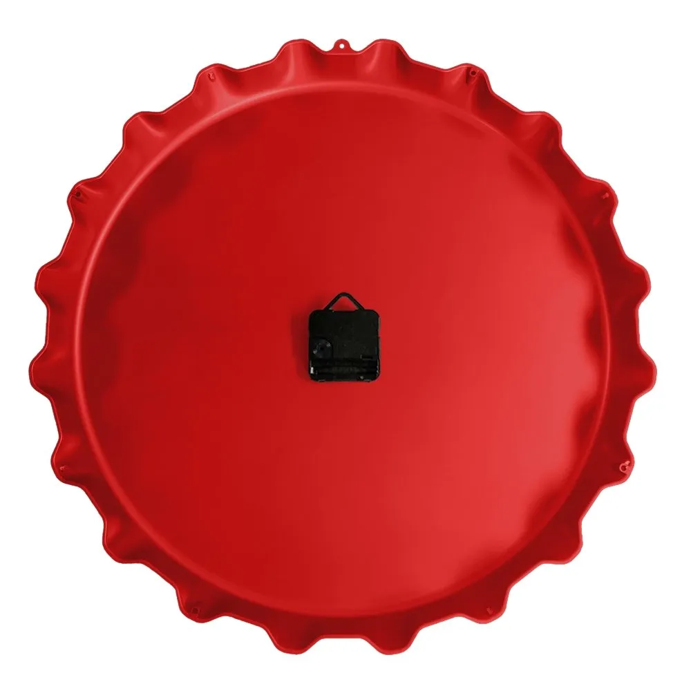 Columbus Blue Jackets: Bottle Cap Wall Clock
