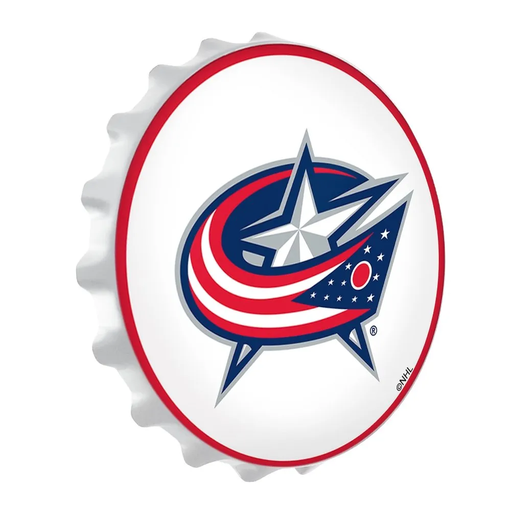 Columbus Blue Jackets: Bottle Cap Wall Light