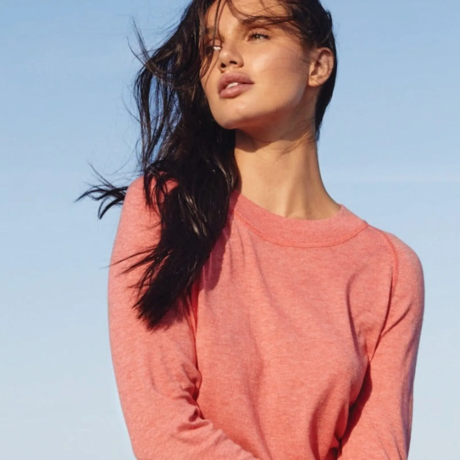 Crewneck Vintage Inspired Organic Cotton Fine Knit Sweater