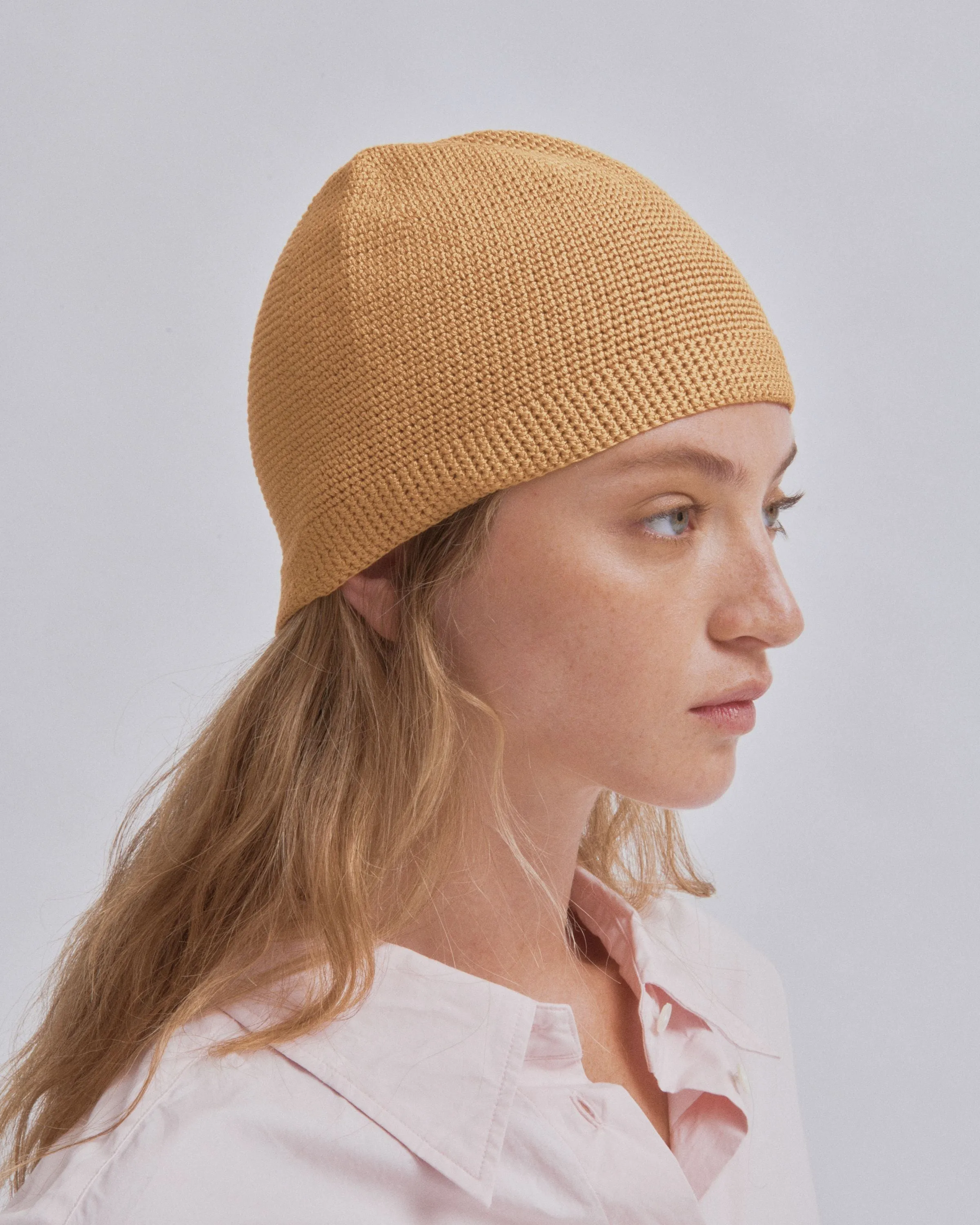Crochet Beanie in Sun