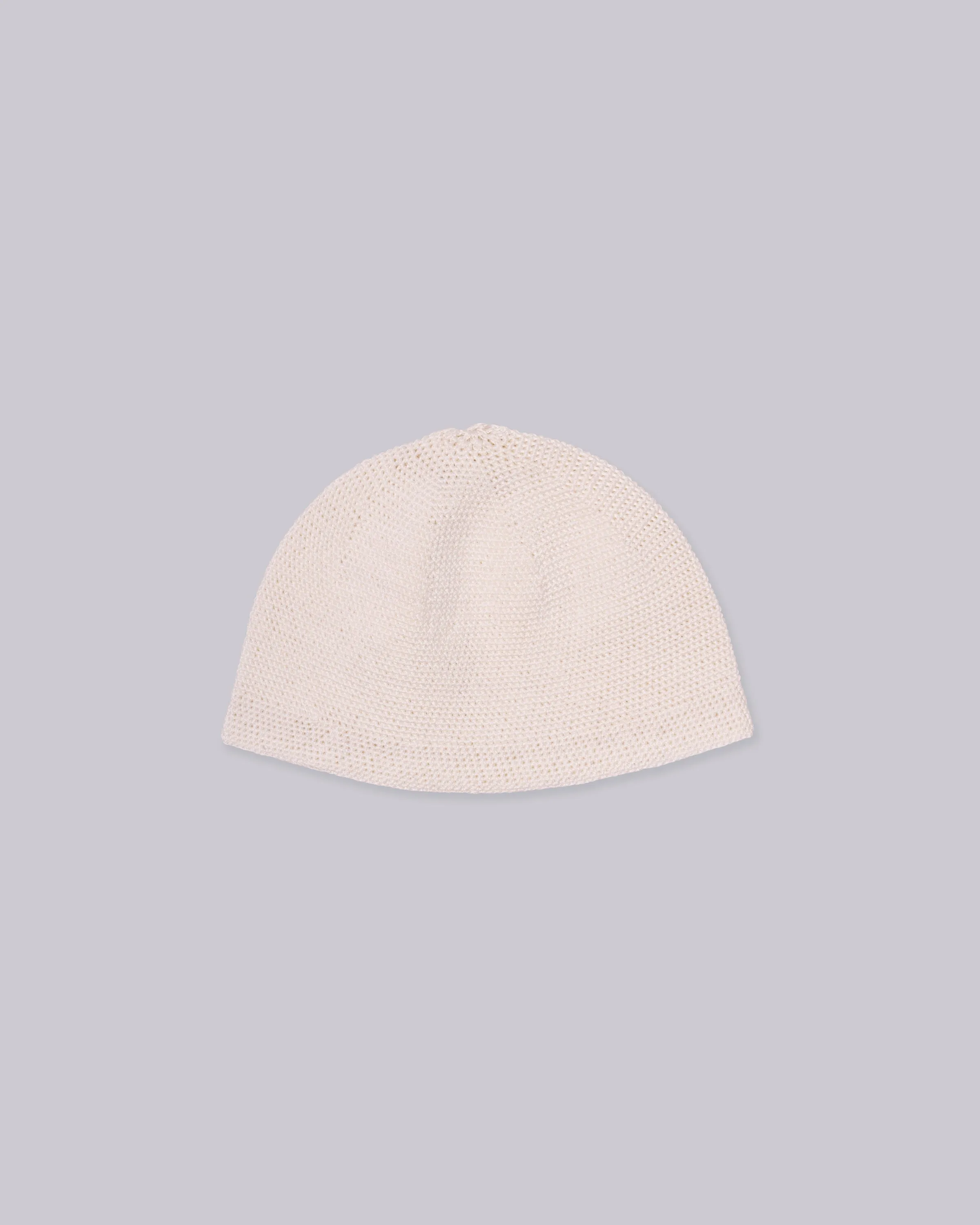 Crochet Beanie in  White