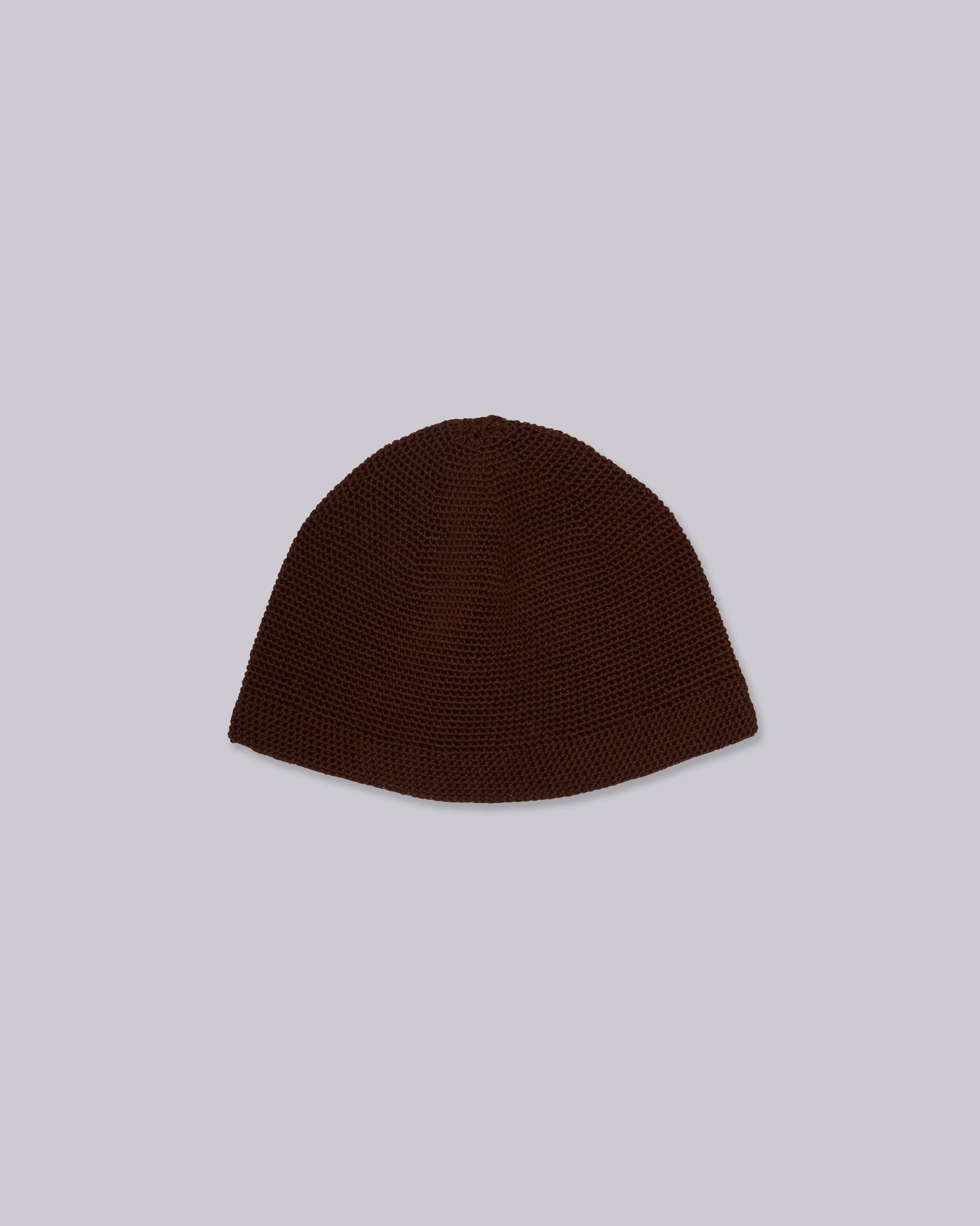 Crochet Beanie in Wood