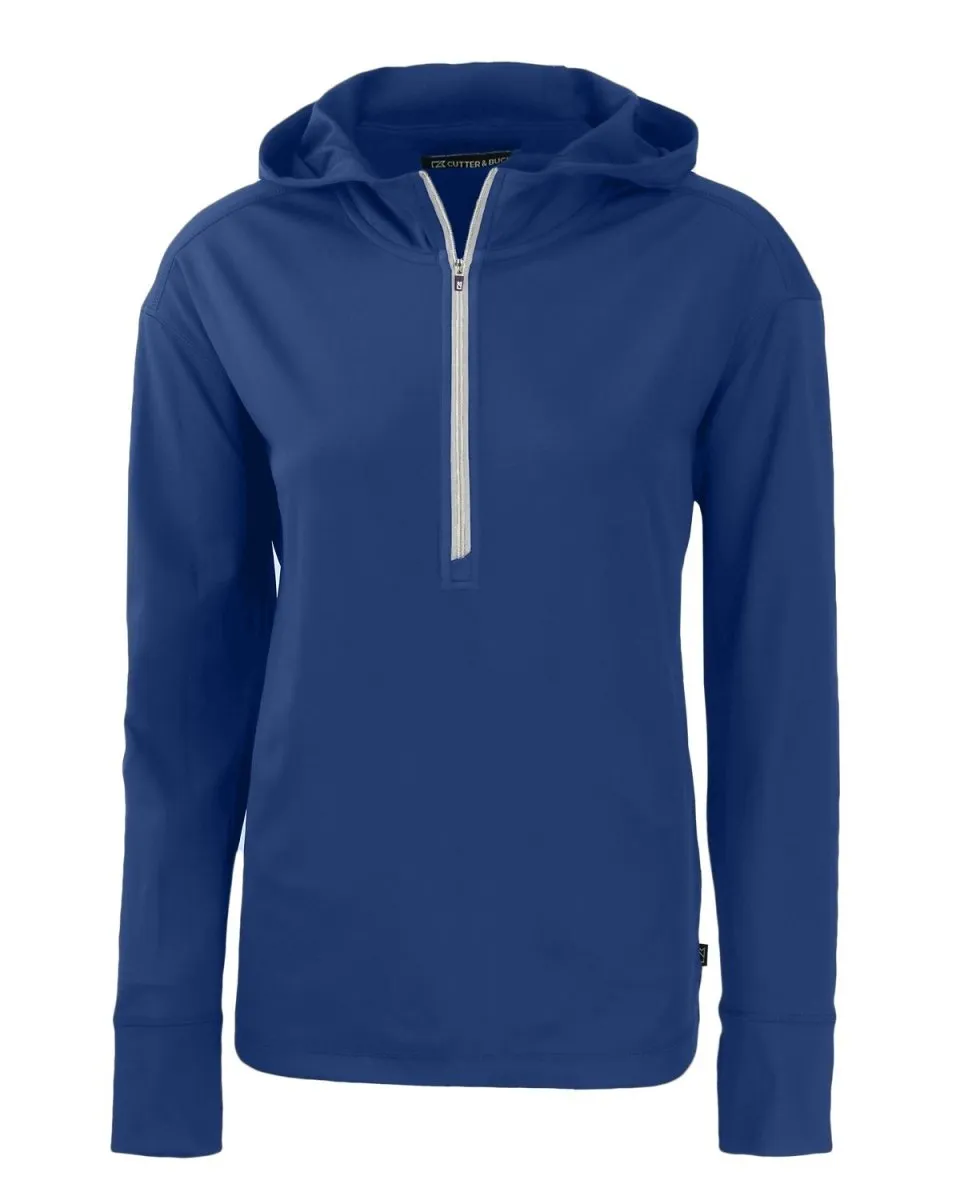 Cutter & Buck Daybreak Eco Recycled Womens Half Zip Hoodie