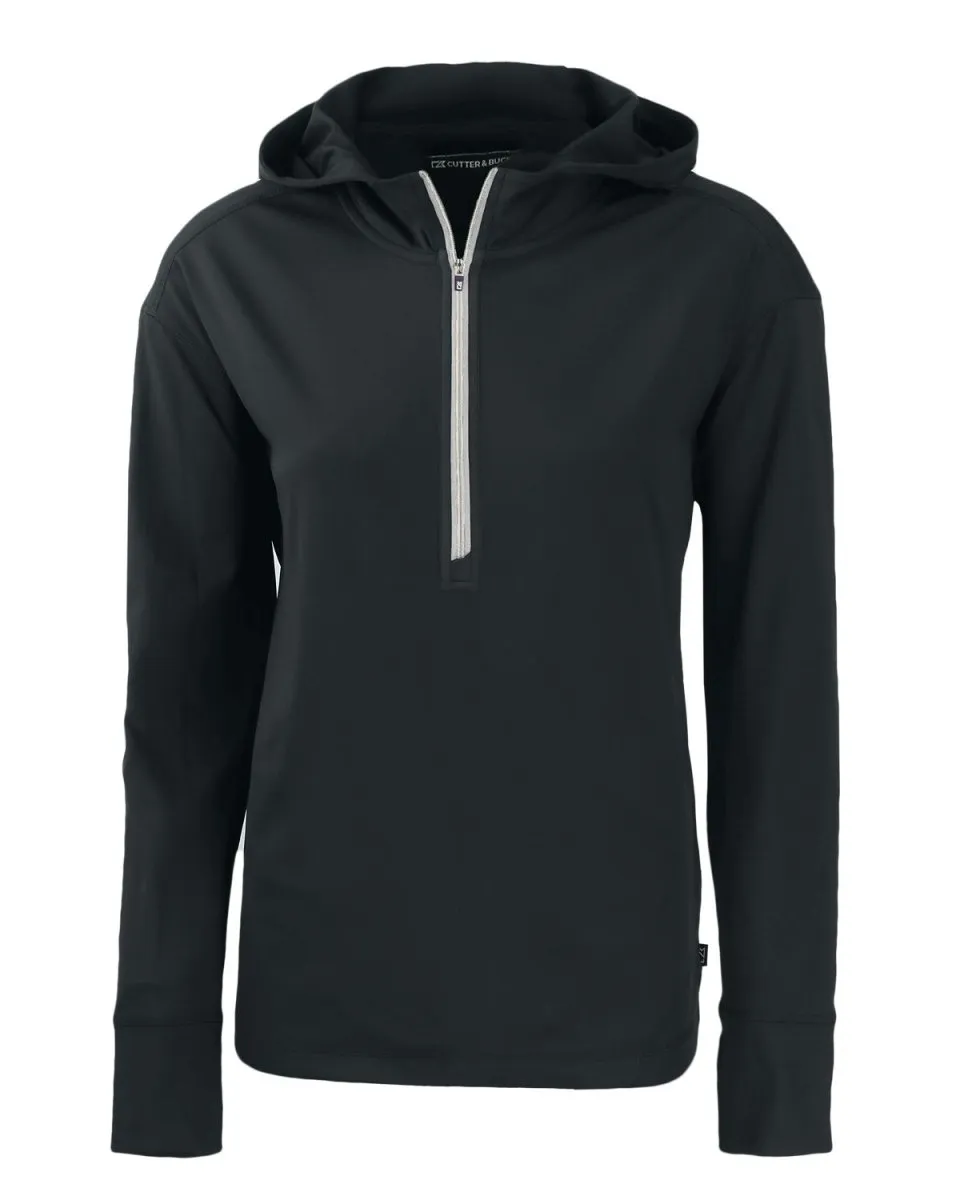 Cutter & Buck Daybreak Eco Recycled Womens Half Zip Hoodie