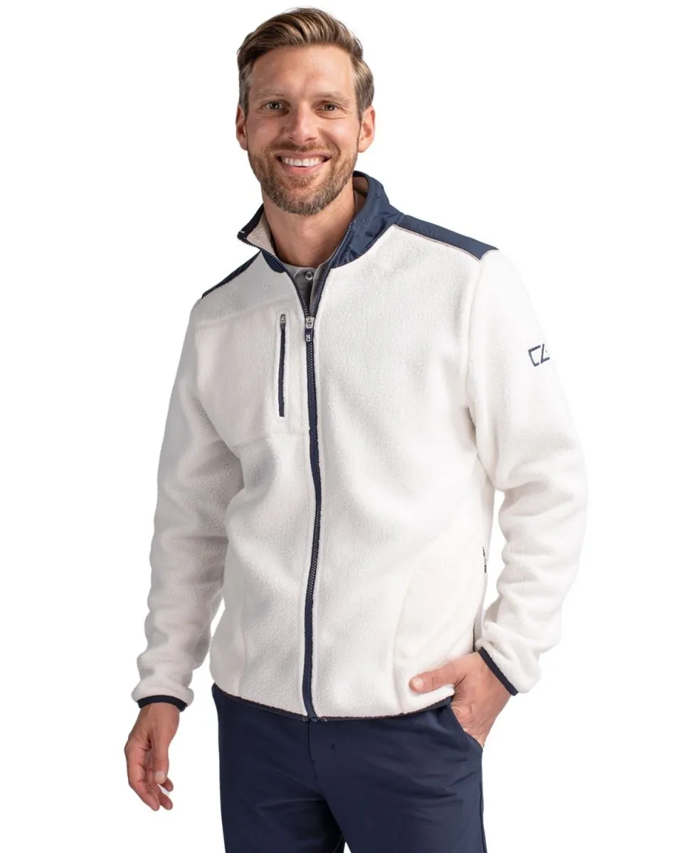 Cutter & Buck Men's Cascade Eco Sherpa Fleece Jacket