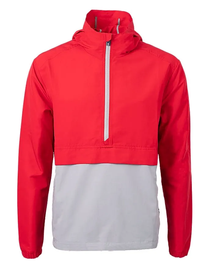 Cutter & Buck Men's Charter Eco Knit Recycled Anorak Jacket