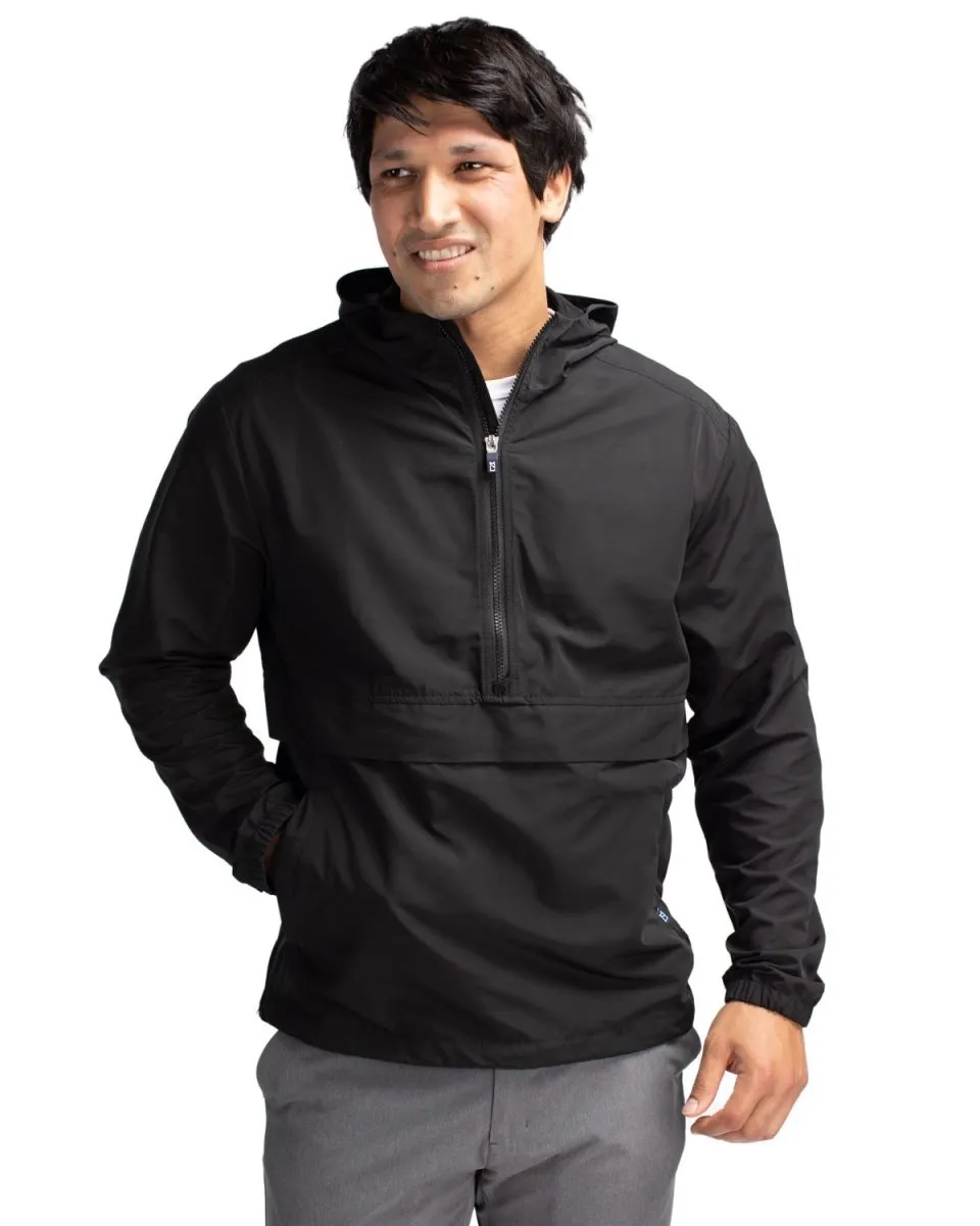 Cutter & Buck Men's Charter Eco Knit Recycled Anorak Jacket