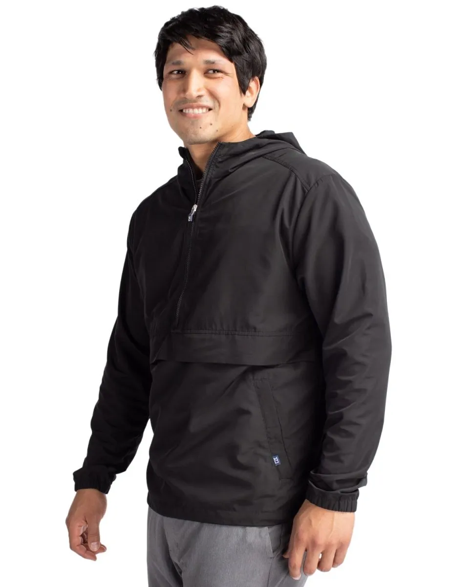 Cutter & Buck Men's Charter Eco Knit Recycled Anorak Jacket