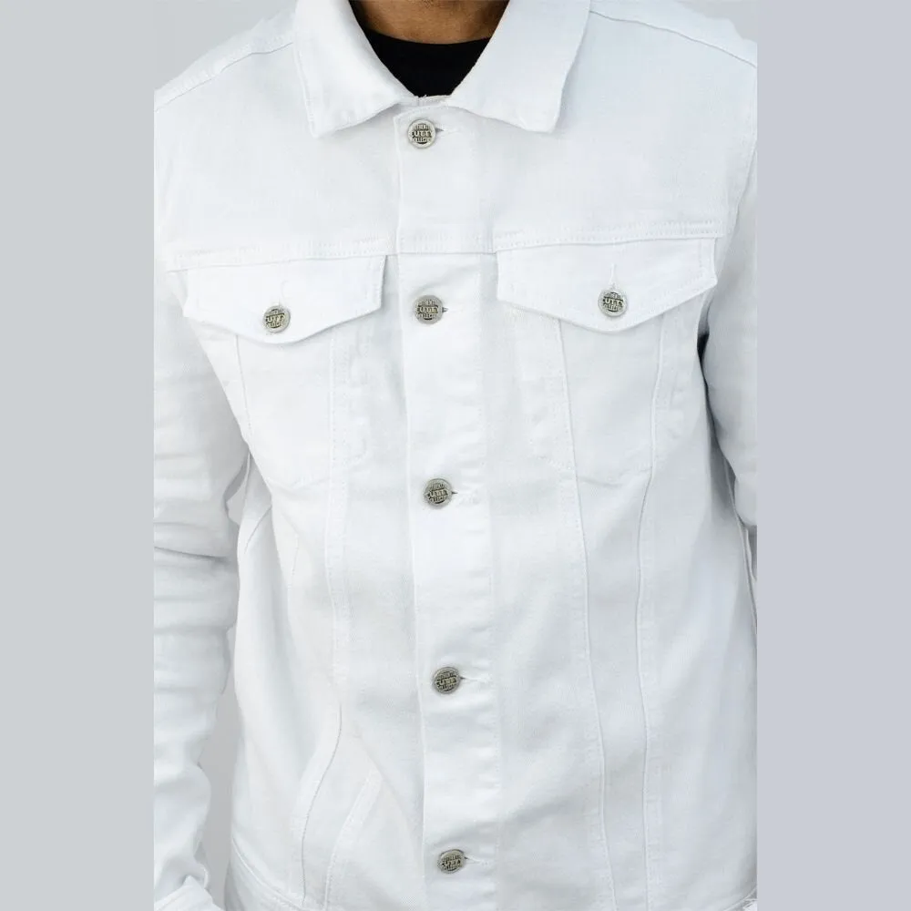 Cutty - Brisk Denim Jacket White