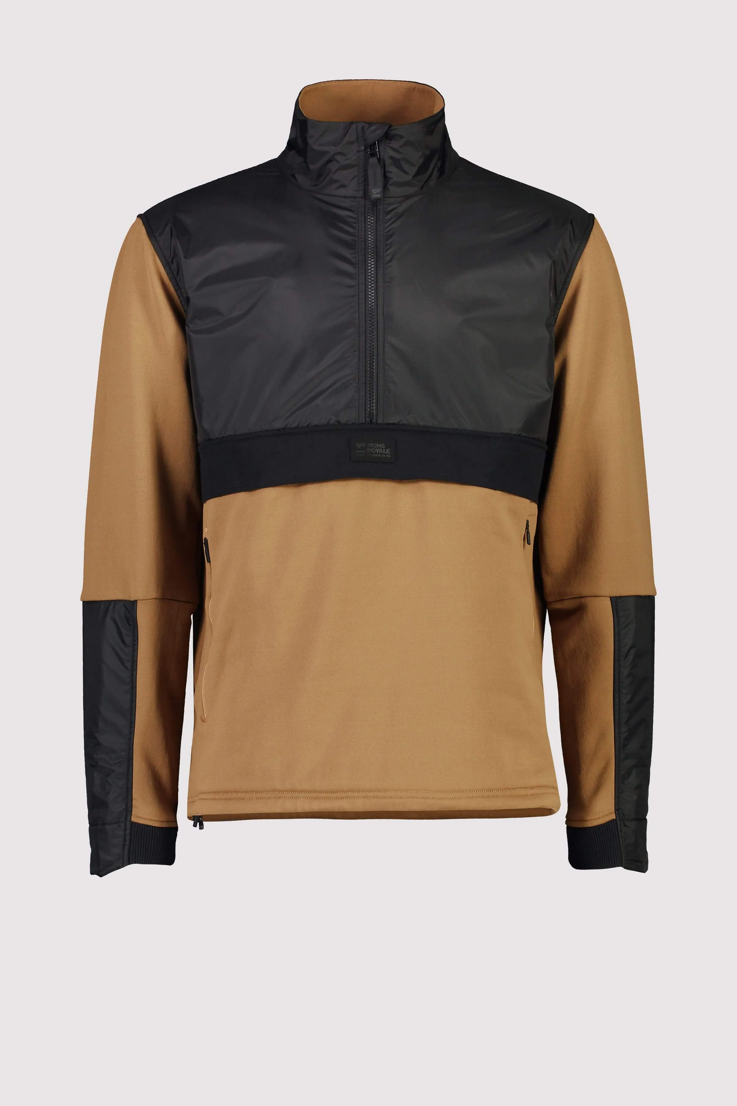 Decade Merino Fleece Pullover - Toffee