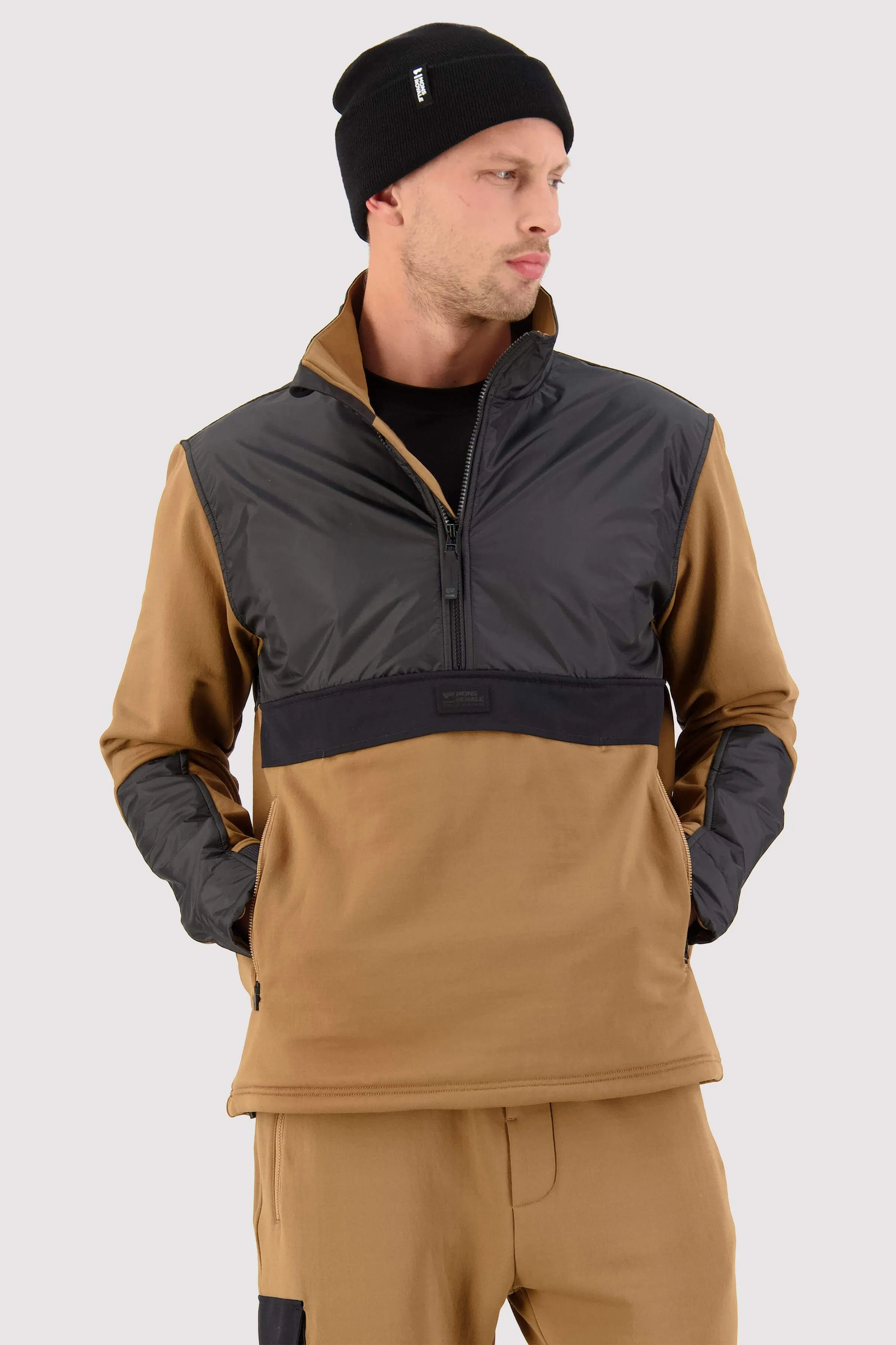 Decade Merino Fleece Pullover - Toffee