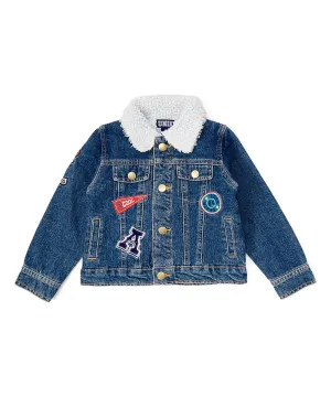 Denim Aviator boy jacket