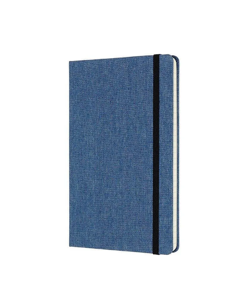 Denim Limited Edition Hard Cover Large Notebook Ruled Antwerp Blue