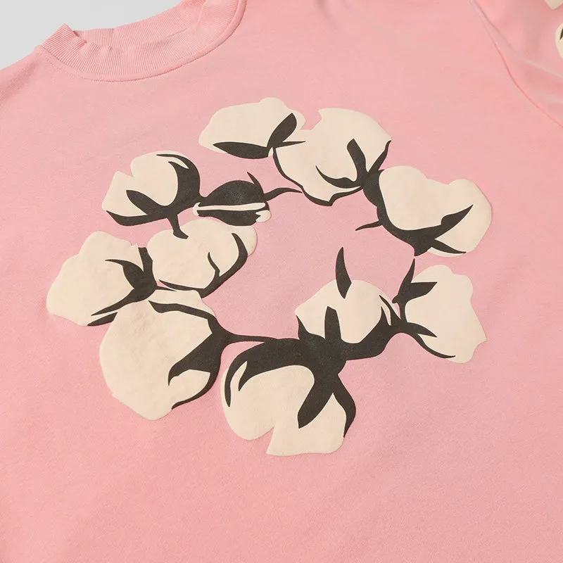 Denim Tears Kapok Pattern Printed Sweatshirts