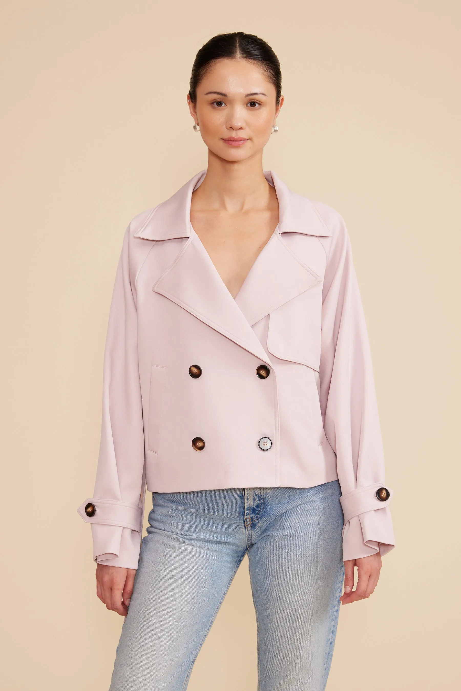 Estelle Cropped Trench